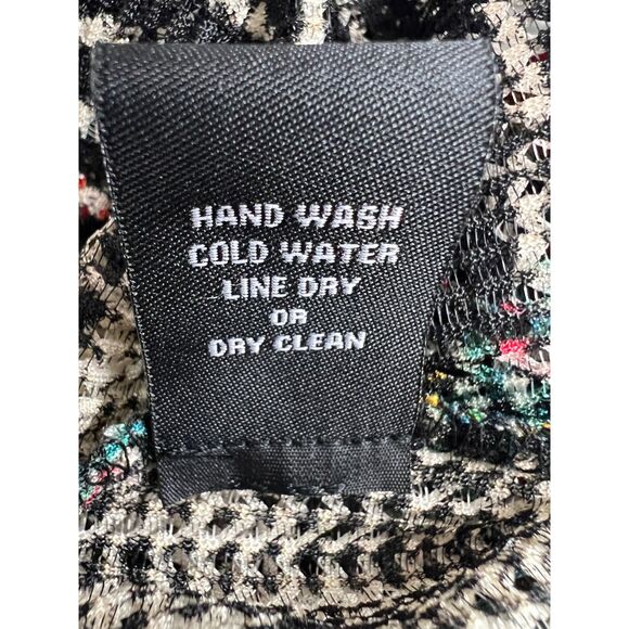 T&W Designs Women's Colorful Multicolor Two Button Blazer Jacket Size L - Picture 6 of 11